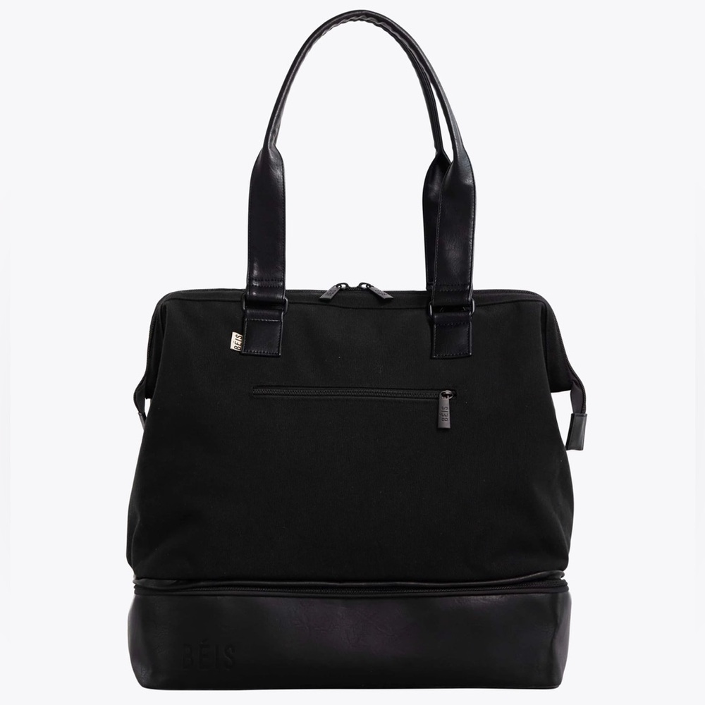 Beis The Convertible Mini Weekender in Black